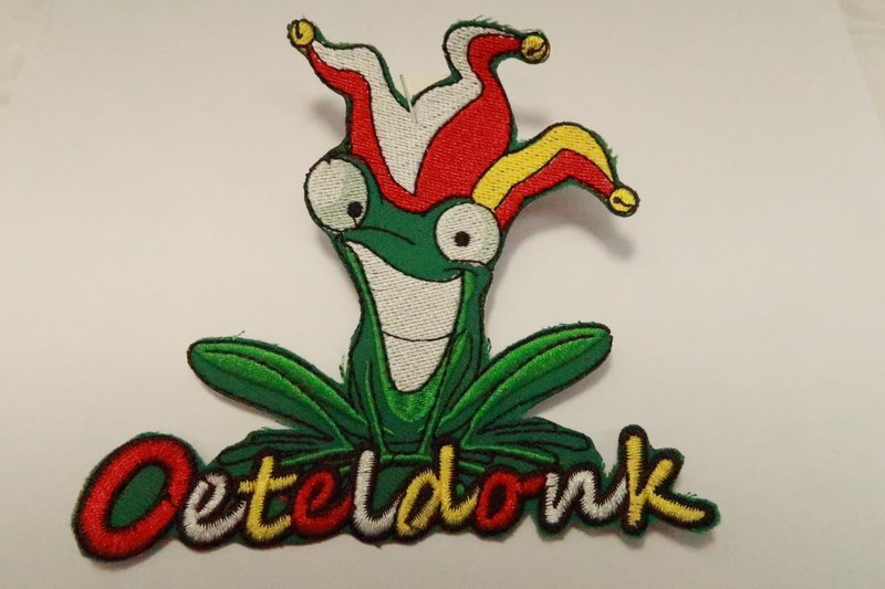 Embleem borduur, Oetel vrolijke nar, "Oeteldonk Leeft"