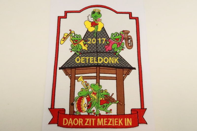 Embleem borduur Oeteldonk, De put, groot