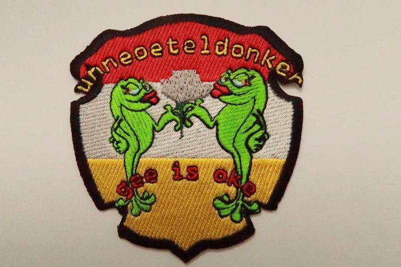 Embleem borduur Oeteldonk, Gee is Oke