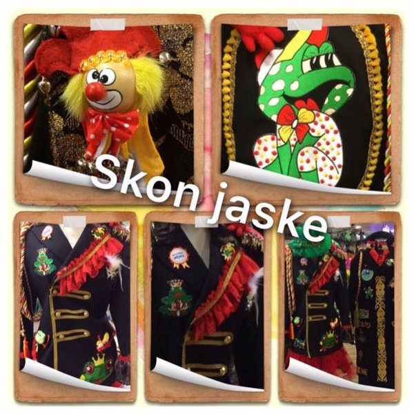 Embleem Oeteldonk sergeant rood/wit/geel ( 2 stuks) - Afbeelding 2