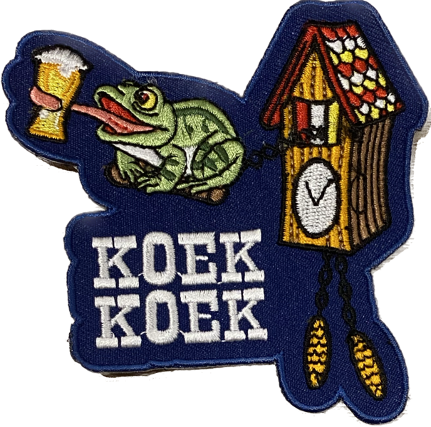 embleem koek koek klok