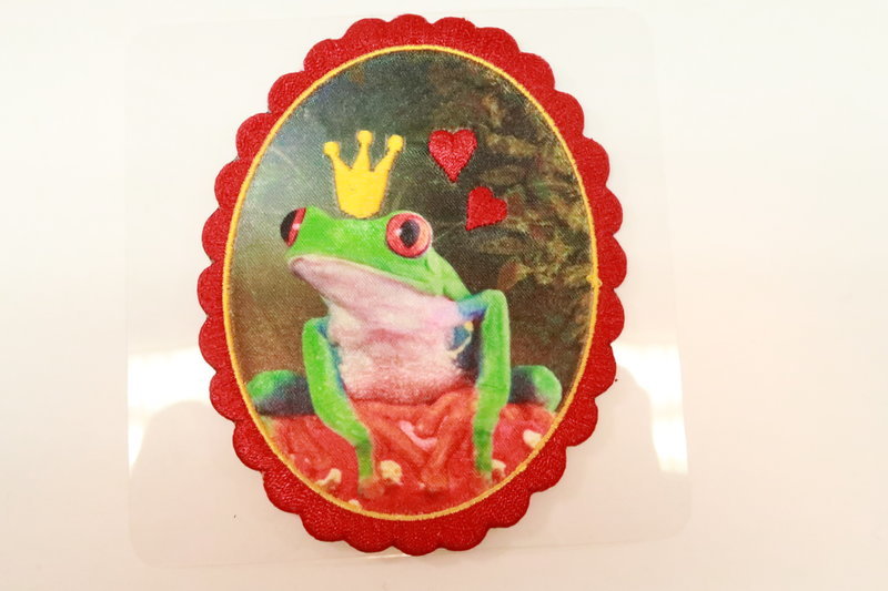 Embleem Oeteldonk ovaal kikkerkroon,
