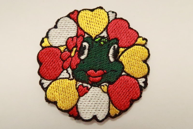 Embleem Oeteldonk, rond hartjes klein