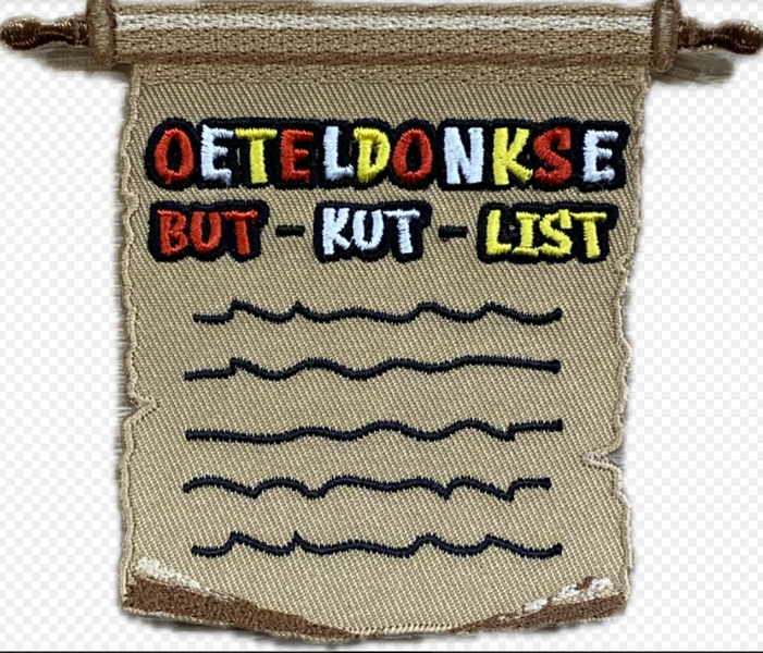 Embleem Oeteldonkse But-kut-list,