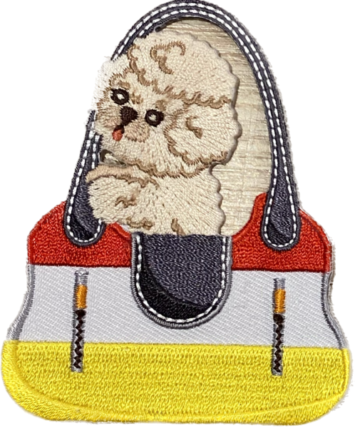 embleem Poedel, tasje, hond