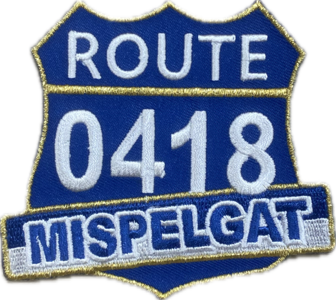 Embleem - Route 0418 Mispelgat