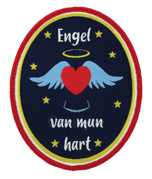 Embleem strijk Oeteldonk "Engel van mun Hart"