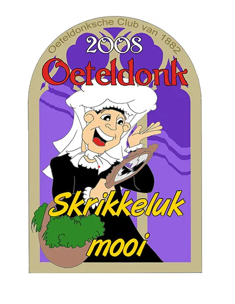 Jaarembleem, Oeteldonk Skrikkeluk mooi 2008