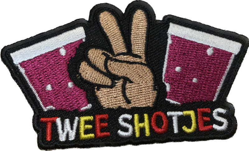 Oeteldonk Twee shotjes! embleem.
