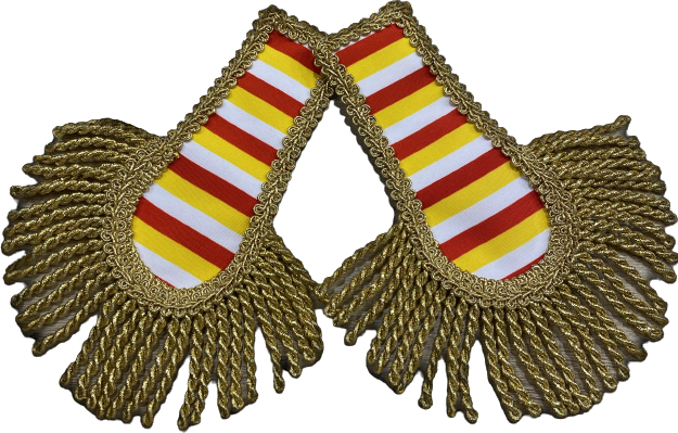 Oeteldonkse Epualetten - kort galon - 2 stuks