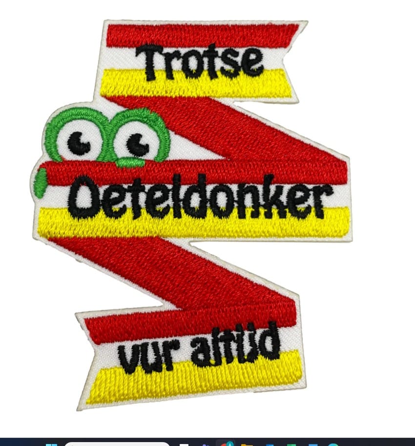 Trotse Oeteldonker vur altijd embleem