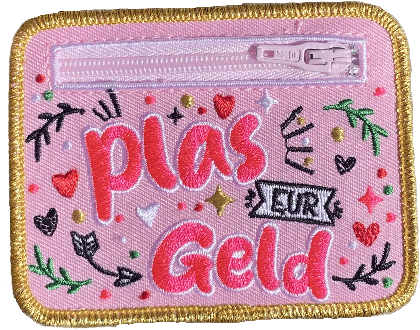 Embleem Plas geld