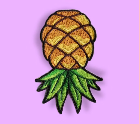 Embleem omgekeerde ananas