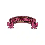 Oeteldonk-Rugembleem-Roze-Panter-Boog-Met-Strikjes