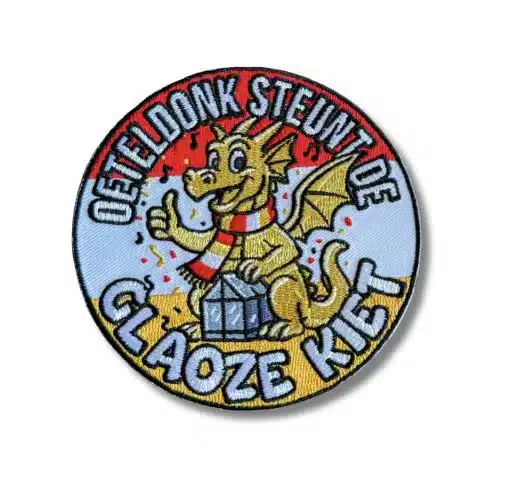 Embleem Oeteldonk Steunt de Glaoze Kiet - steun het goede doel!