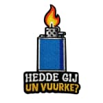 hedde gij een vuurke embleem blauw