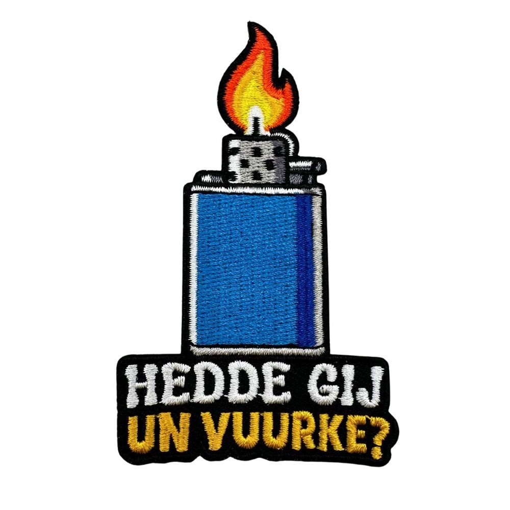 hedde gij een vuurke embleem blauw